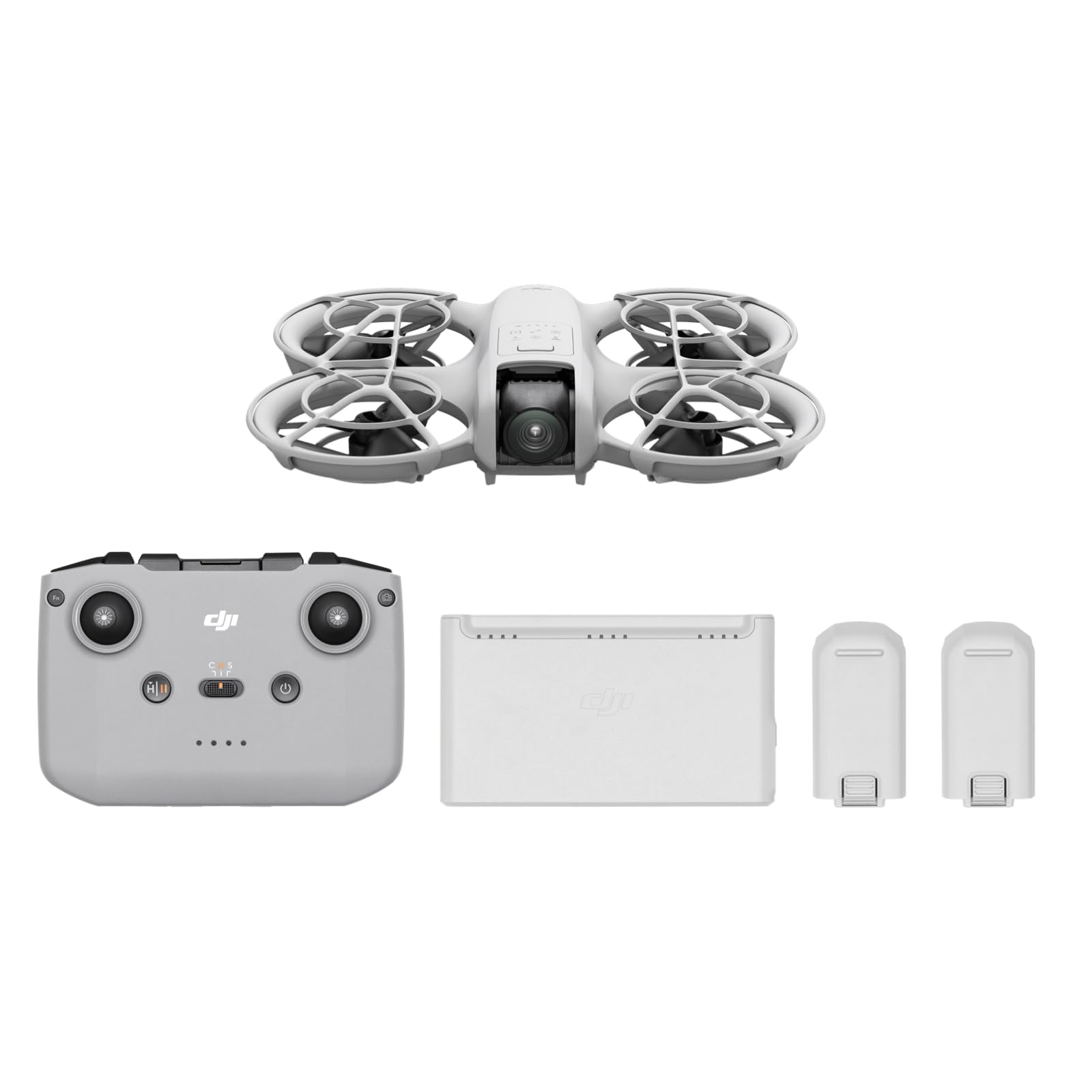 DJI Neo Motion Fly More Combo, Mini Drone with 4K UHD Camera for Adults, 135g Self Flying Drone that Follows You, Palm Takeoff, Subject Tracking, QuickShots, with RC Motion 3 and 3 Batteries