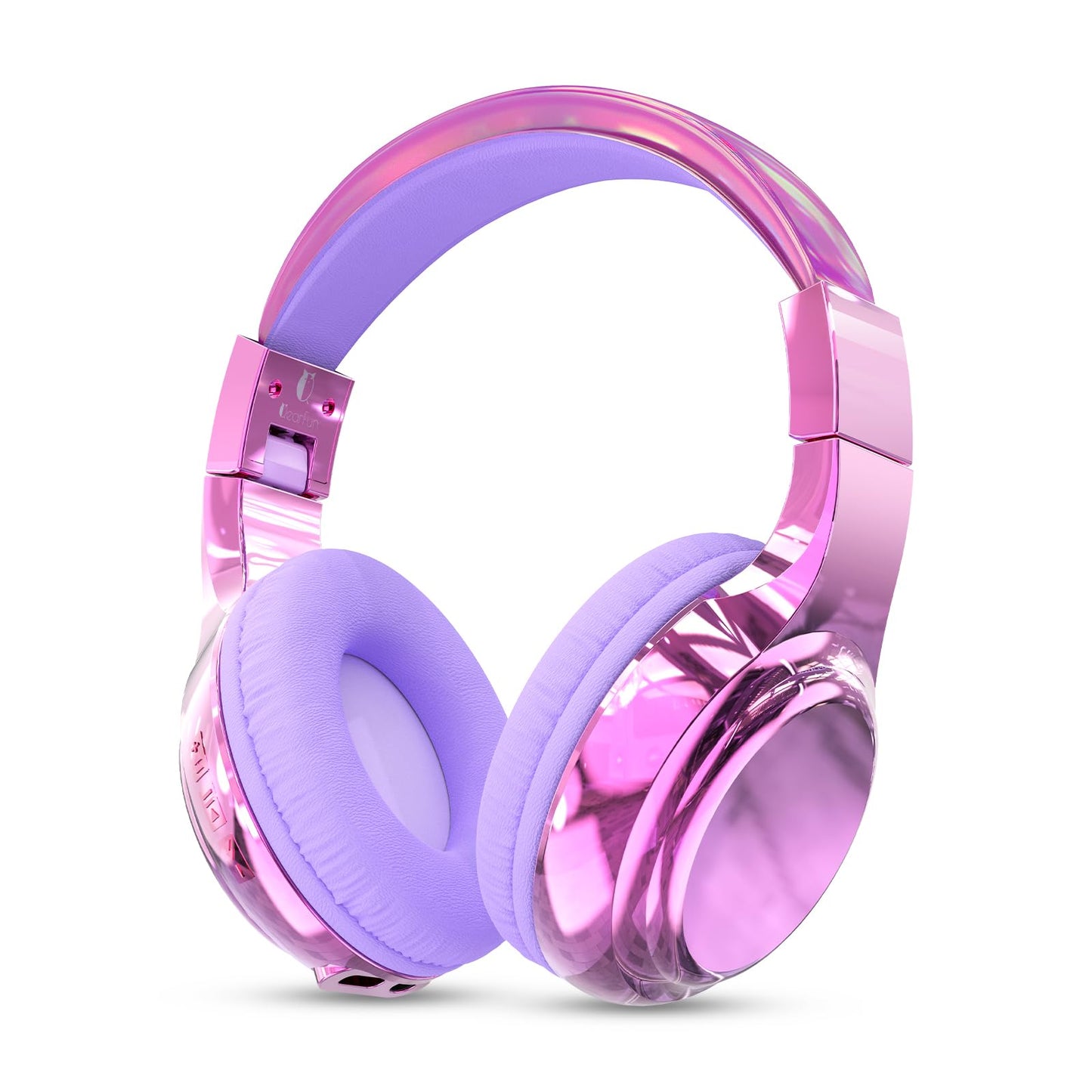JYPS Kids Headphones Wireless,Metallic Childrens Bluetooth Headphones with Mic,Wireless & Wired Kids Headphones Over Ear for Teenage Girls,Toddler Headphone for iPad/Fire Tablet/School