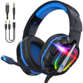 Fachixy FC200 Gaming Headset for PS4, PS5, Xbox, Switch, PC, Computer Headset with Microphone, 3.5mm Gaming Headphones with RGB Light