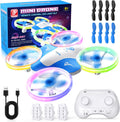 Korffe Mini Drone for Kids Toys for 6-12 Year Old Boys Girls, Birthday Gift for Kids, 6 LED Lighting Modes, RC Quadcopter with 3 Batteries Longer Flight Time