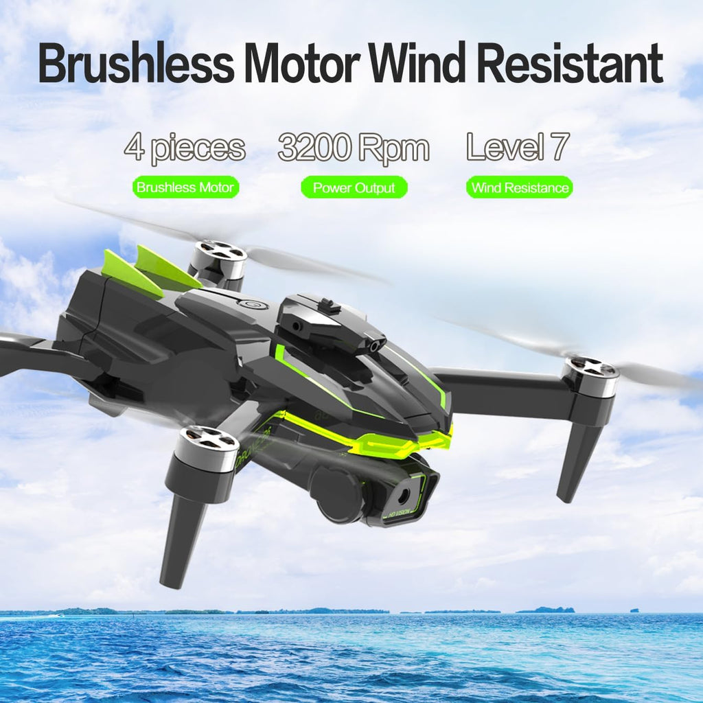 Drone with Camera 1080P for Kids and Adults, Brushless Motor Foldable Drone for Beginner, 36 Mins Flight Time/One Key Start/Gesture Photography, Toys for Boys and Girls 8-12 Birthday Gifts
