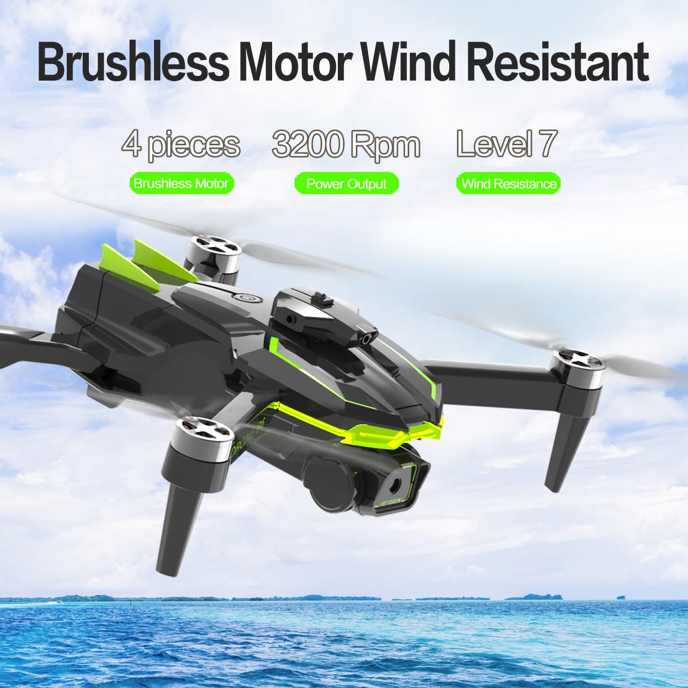 Drone with Camera 1080P for Kids and Adults, Brushless Motor Foldable Drone for Beginner, 36 Mins Flight Time/One Key Start/Gesture Photography, Toys for Boys and Girls 8-12 Birthday Gifts