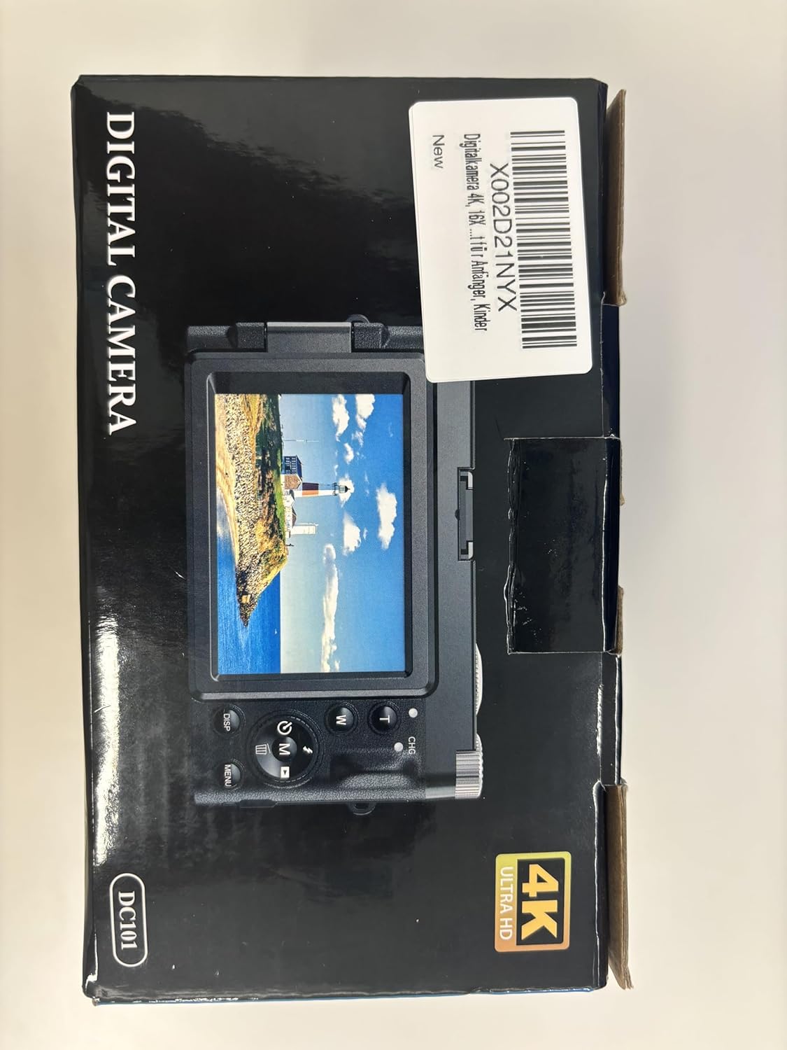 Digital Camera 4K, 48MP 16X Autofocus Digital Zoom Photo Camera, 3 Inch 180° Flip LCD Screen Compact Vlogging Photography Camera with Charging Station, 2 Batteries, 32GB Card for Children, Beginners